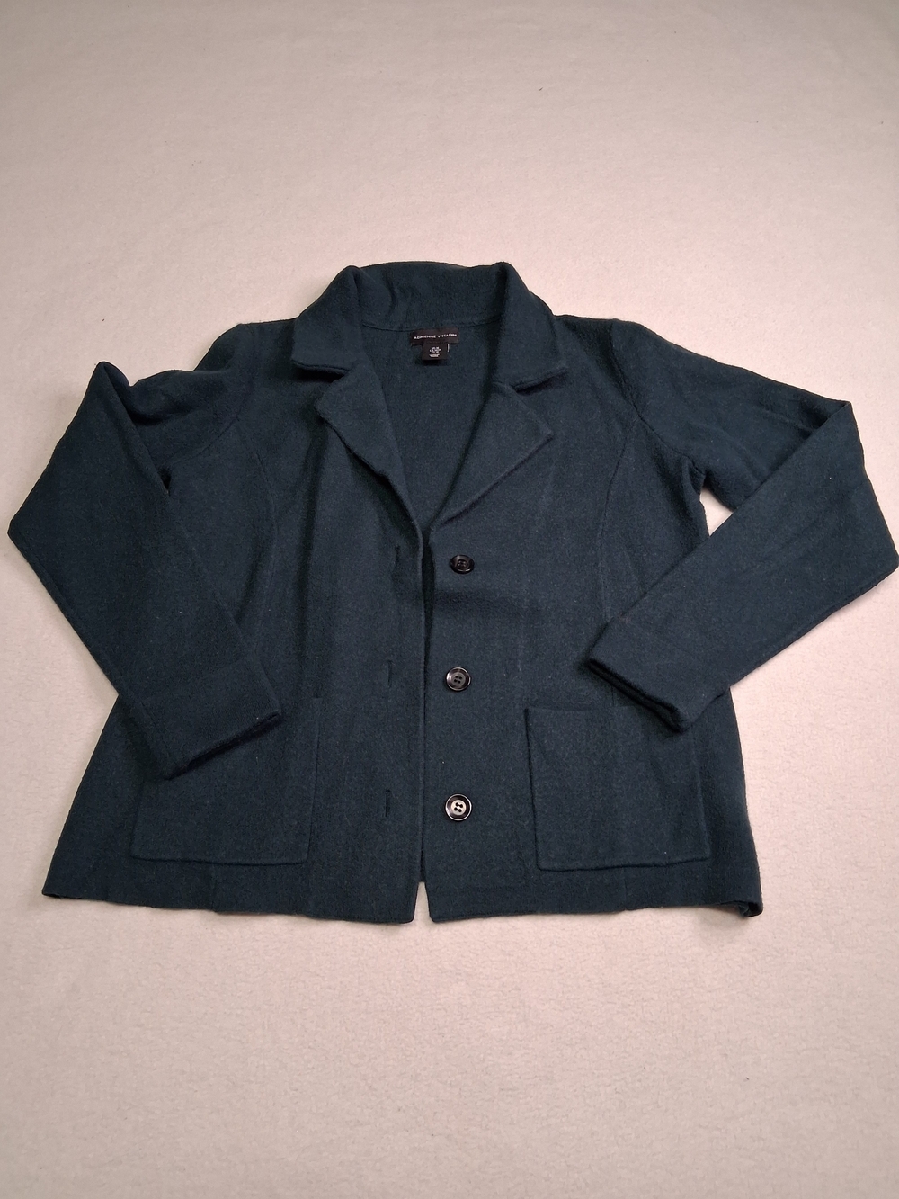 Adrienne Vittadini Dark Teal Blazer Jacket